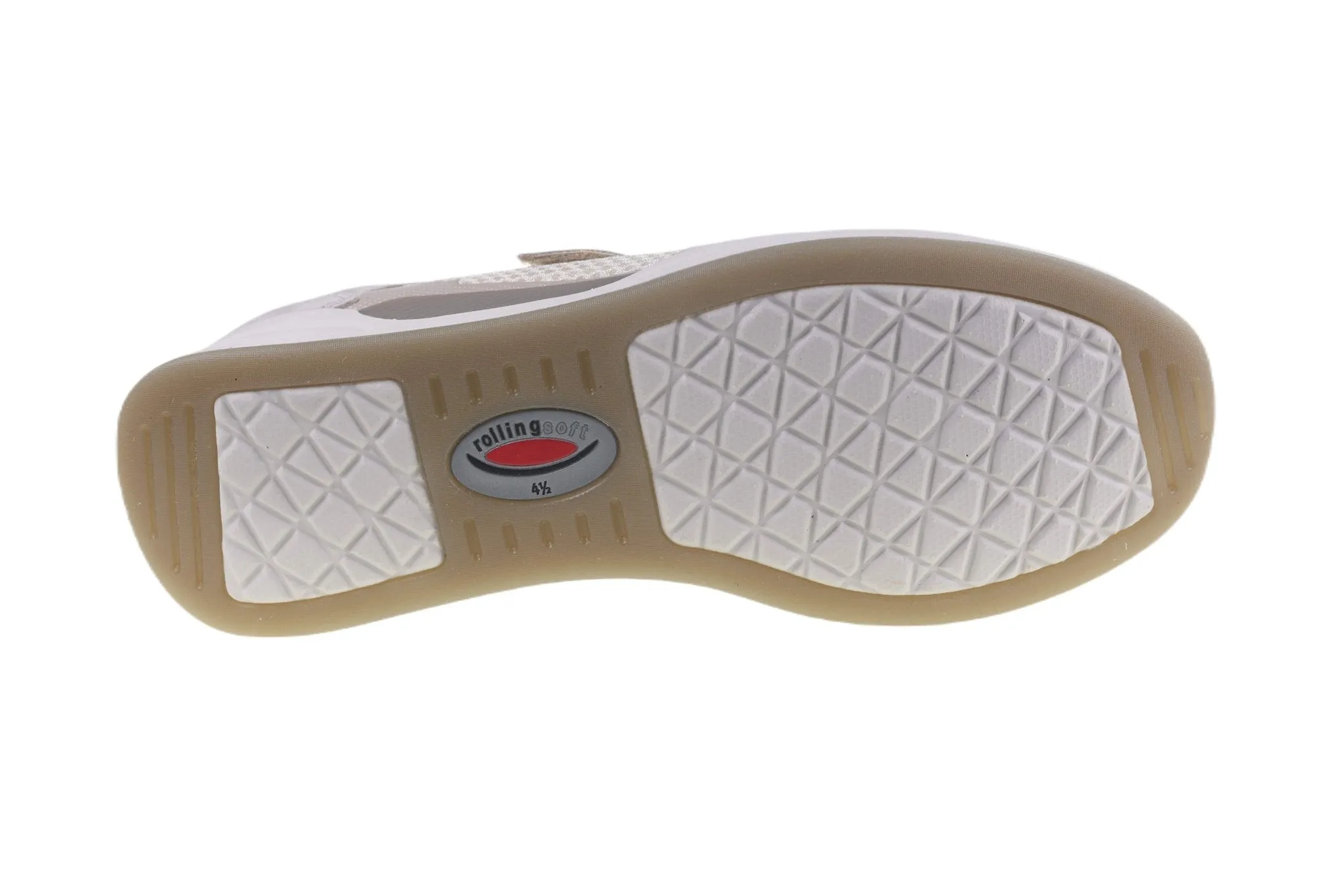 '26.952.33' women's walking strap rolling shoe - Beige