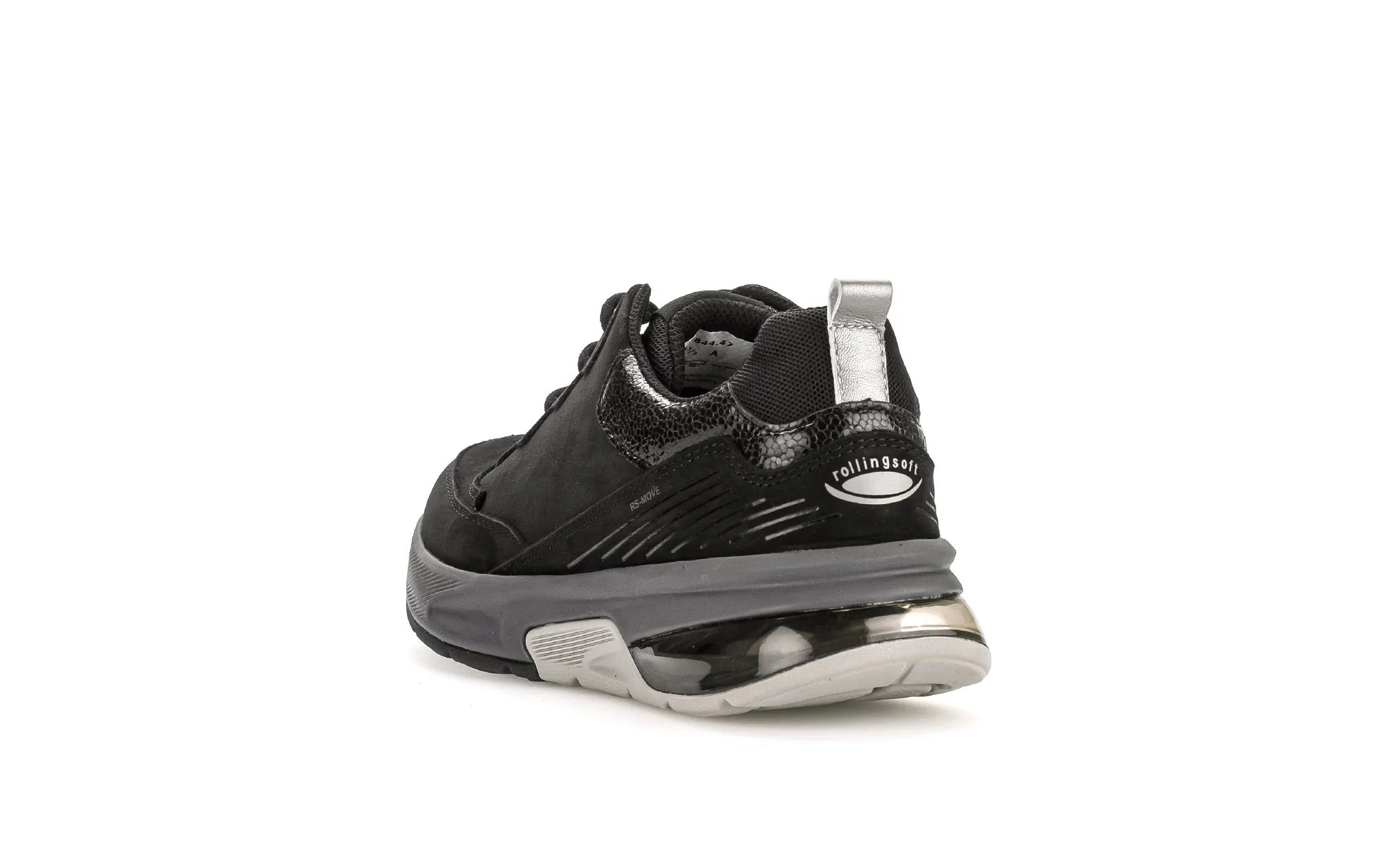 '36.844.47' women's walking rolling sneaker - Black