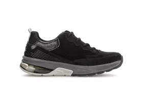'36.844.47' women's walking rolling sneaker - Black
