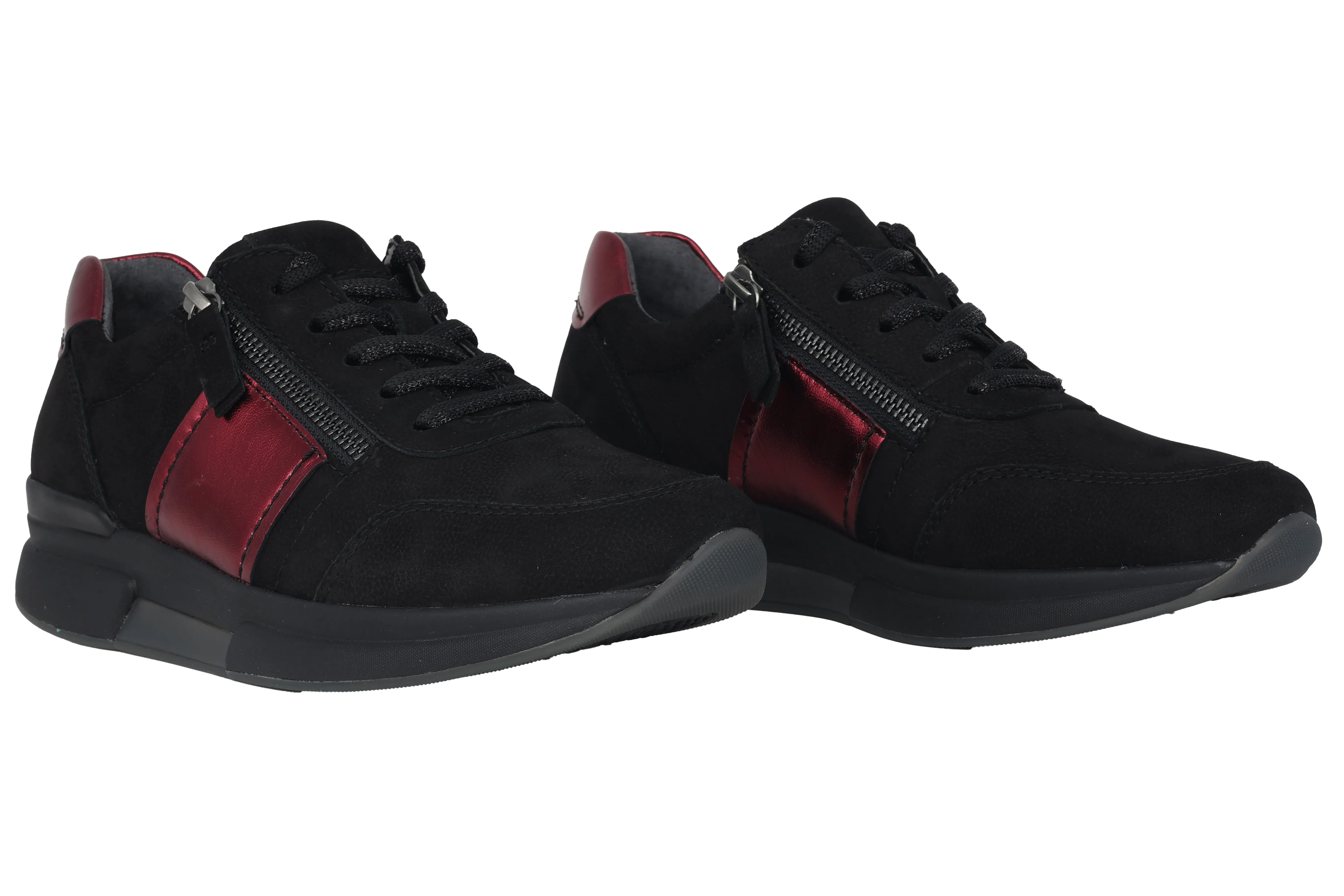 '36.928.87 women's rolling sneaker - Black/red
