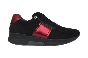 '36.928.87 women's rolling sneaker - Black/red