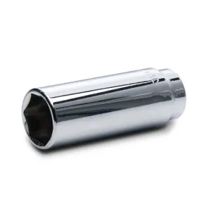3/8" Drive SAE Extra-Deep Sockets - 6-PT.
