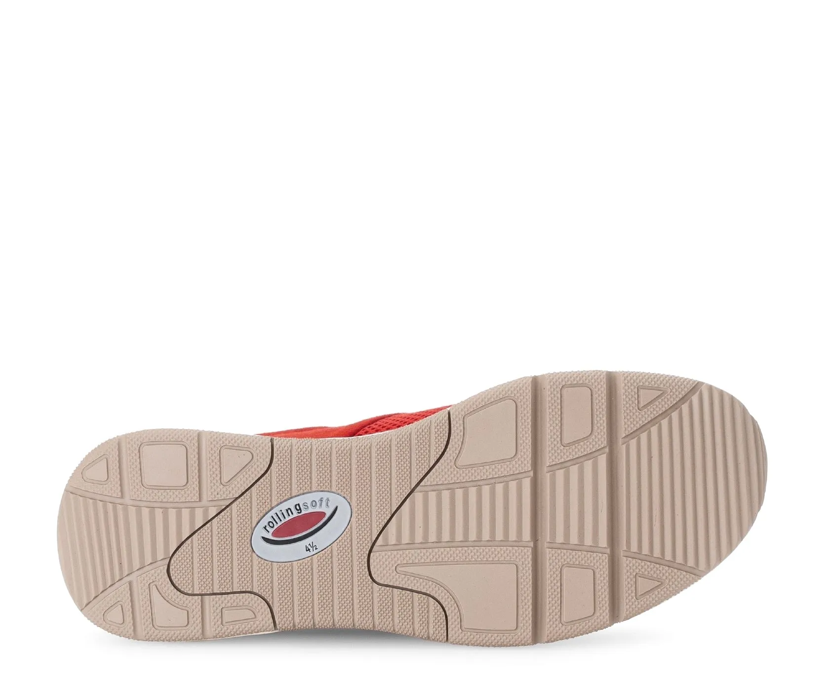 '66.897.48' women's walking rolling sneaker - red