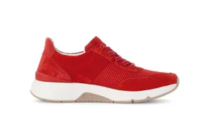 '66.897.48' women's walking rolling sneaker - red