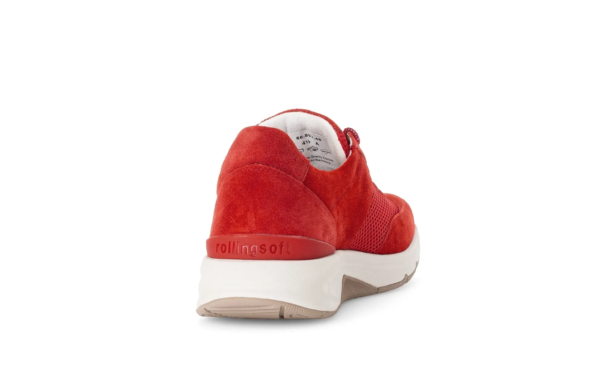 '66.897.48' women's walking rolling sneaker - red