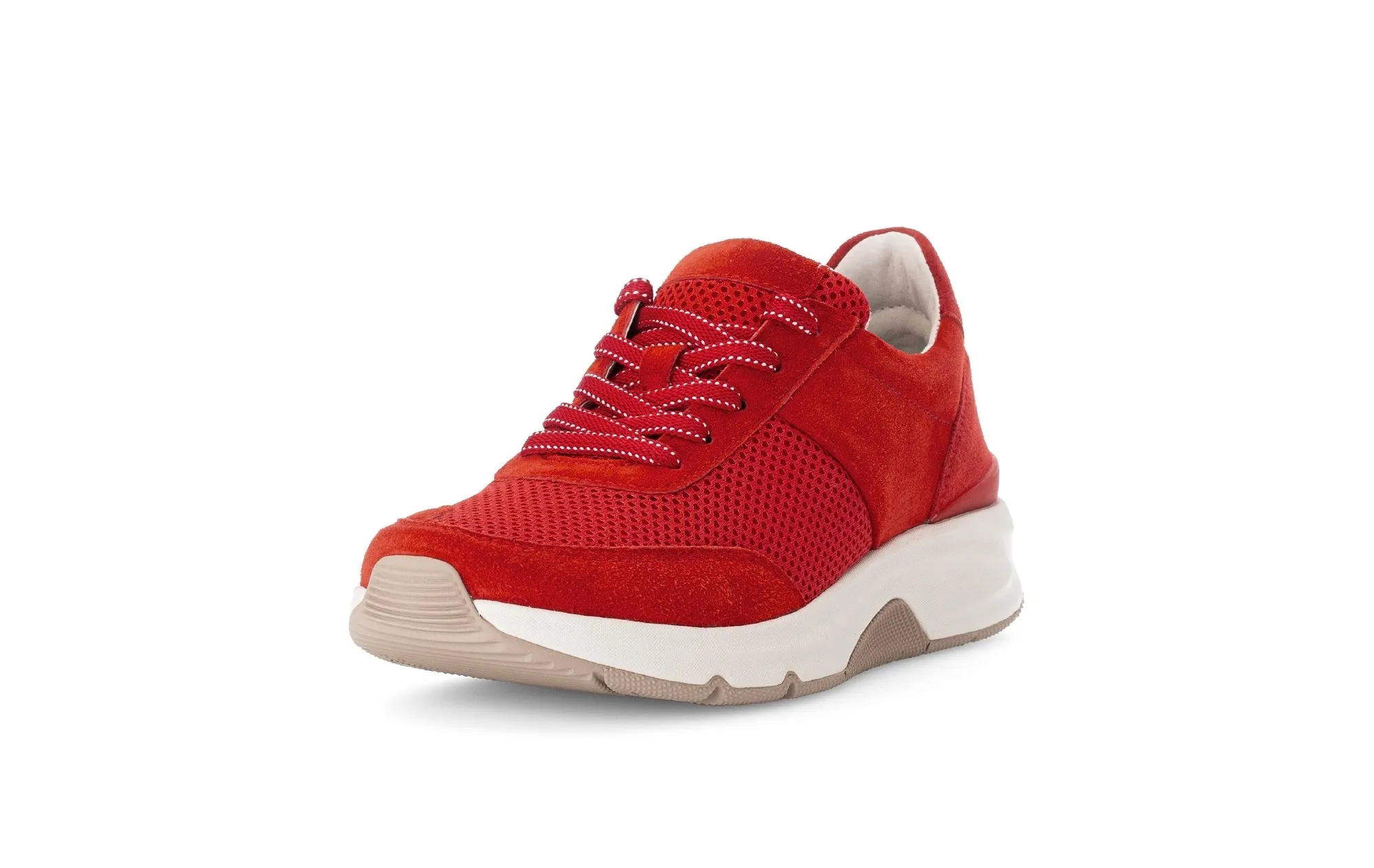 '66.897.48' women's walking rolling sneaker - red