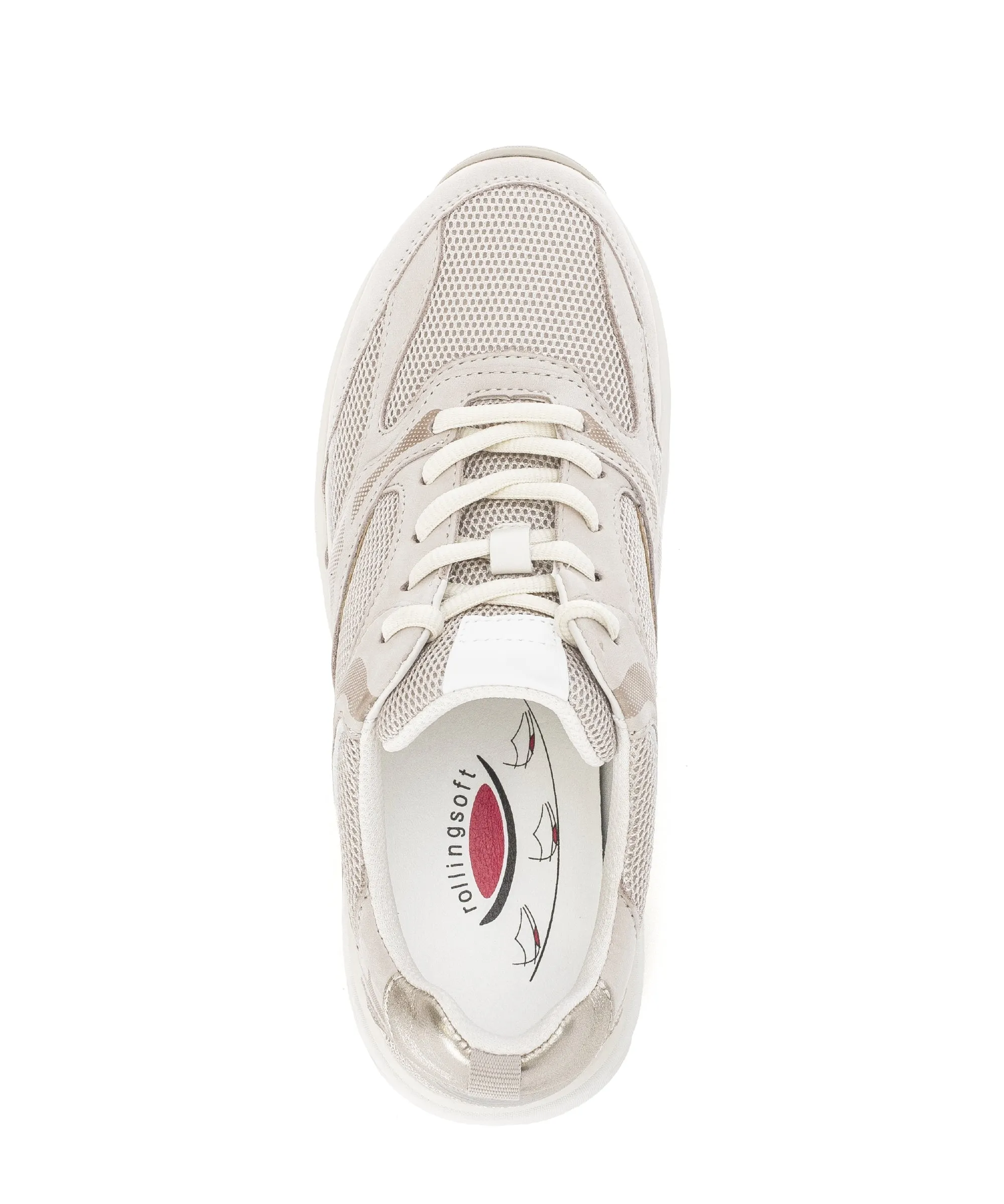 '66.936.31' women's walking rolling sneaker - beige