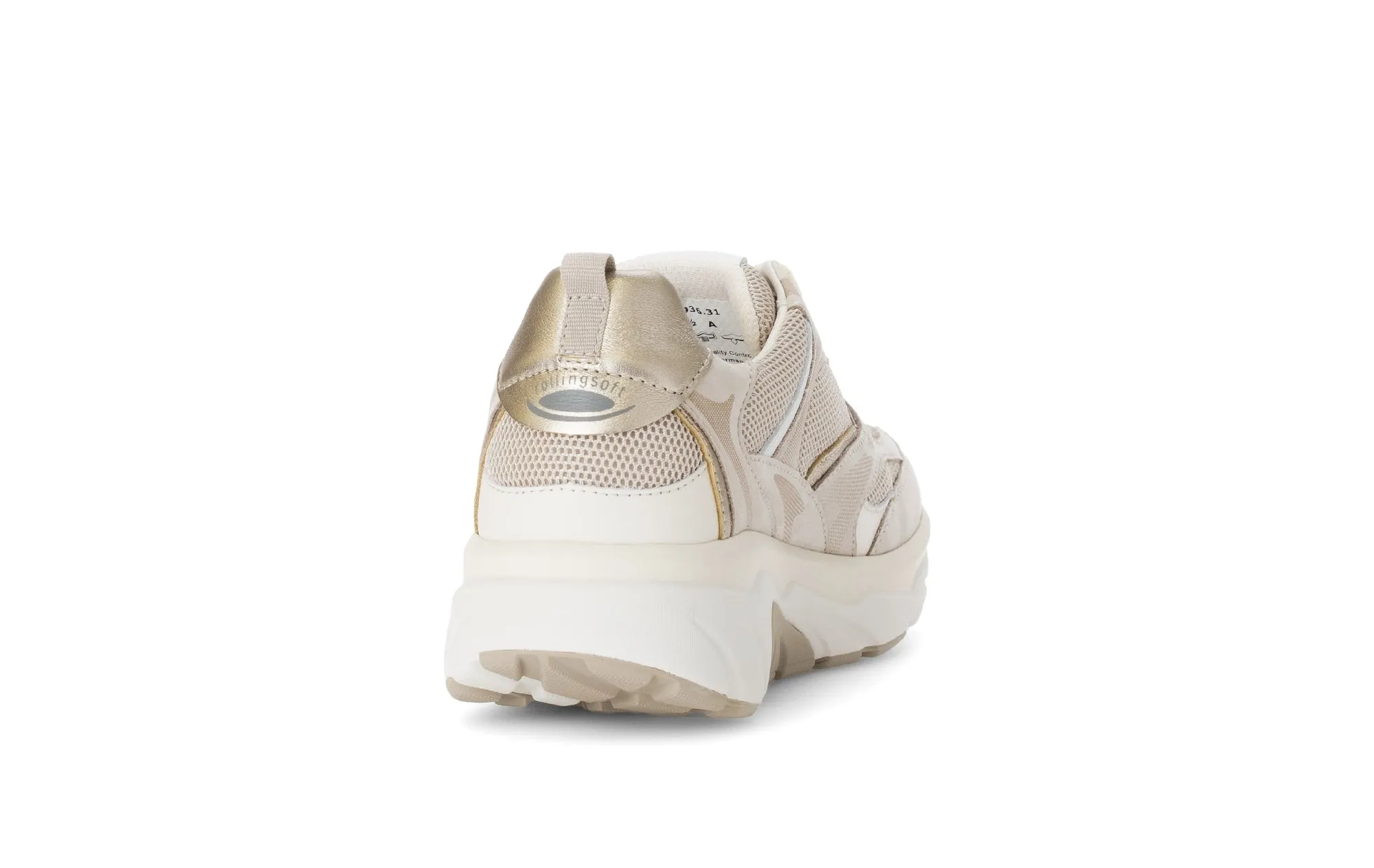 '66.936.31' women's walking rolling sneaker - beige