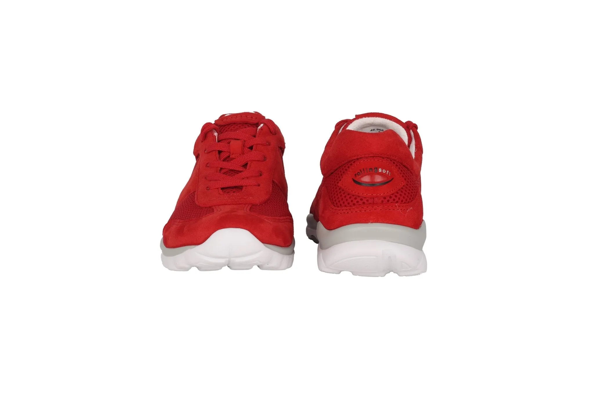 '66.966.68' women's walking rolling sneaker - red