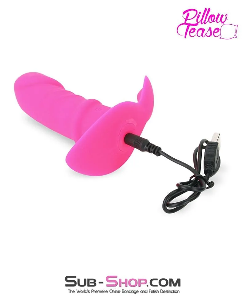 7030E      Remote Control Rechargeable Silicone Pink G-Spot Penis Plug