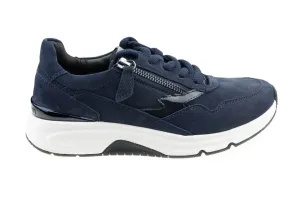 '76.898.46' women's walking rolling lace-zip sneaker - Blue