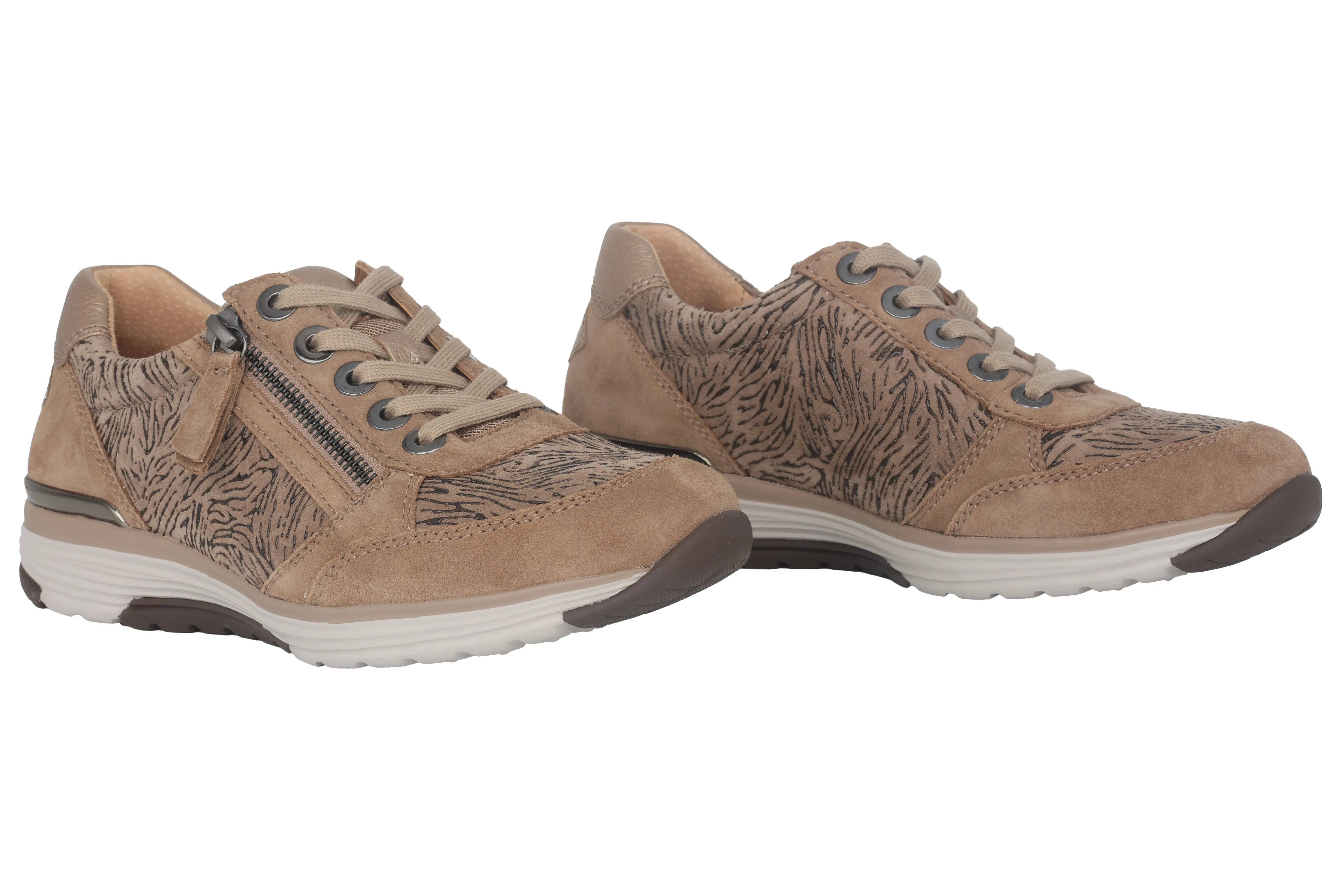 '76.973.64' women's walking rolling sneaker - beige