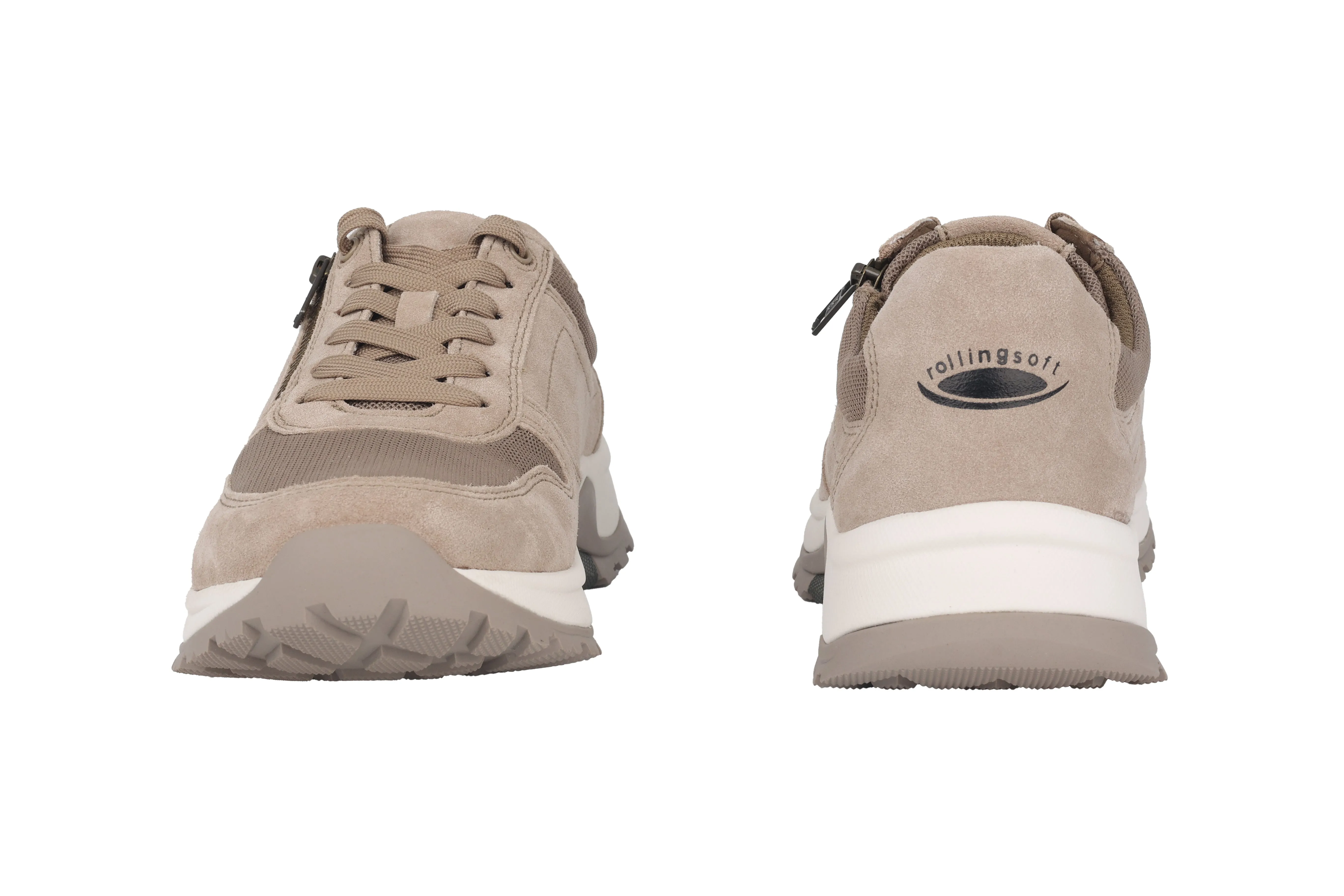 '8000.14.03' men's rolling sneakers - beige mix