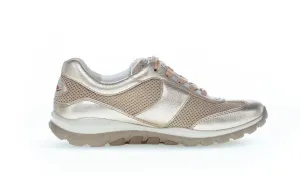 86.966 women's walking rolling sneaker - bronze shiny grey