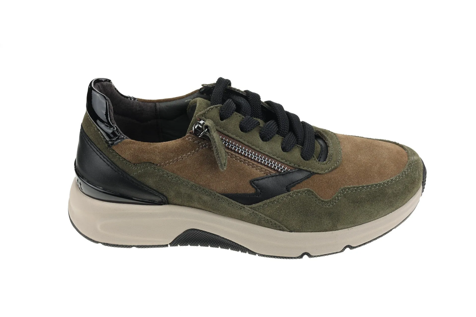 '96.898.34' women's walking sneaker - Green mix