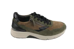 '96.898.34' women's walking sneaker - Green mix