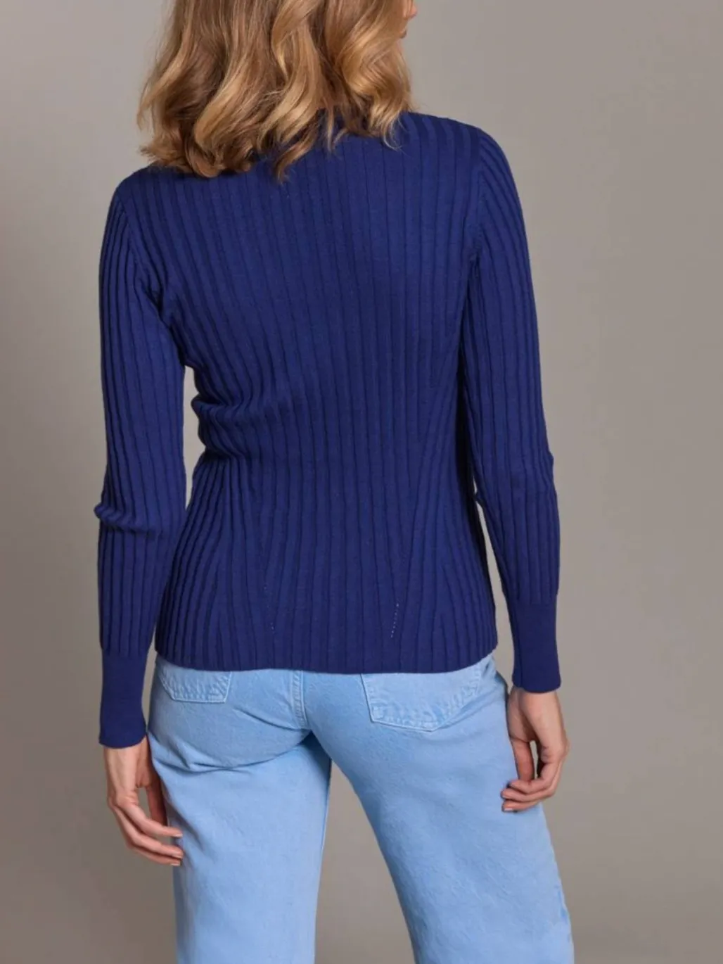ALASHAN CASHMERE COTTON CASHMERE BLAIR RIB CREW