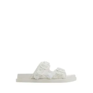 Aldo Devanassi Women's Footbed Sandals - White/Bone
