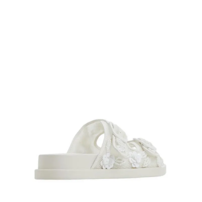 Aldo Devanassi Women's Footbed Sandals - White/Bone
