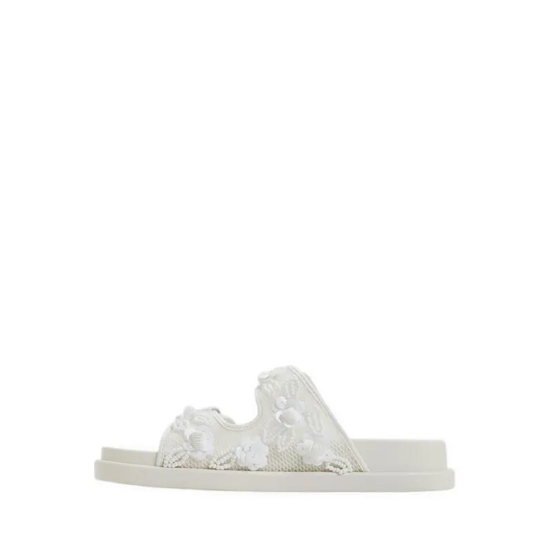 Aldo Devanassi Women's Footbed Sandals - White/Bone