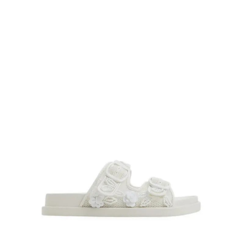 Aldo Devanassi Women's Footbed Sandals - White/Bone