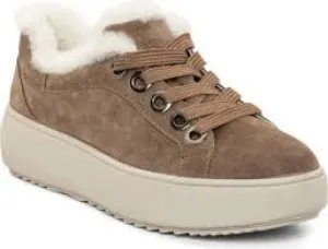 ARA MIKKY FUR SESAME SUEDE SNEAKER