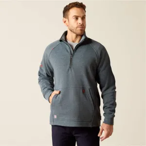 Ariat Men's Flame Resistant Primo Fleece 2.0 1/4 Zip Sweater  Grey  - 10052096