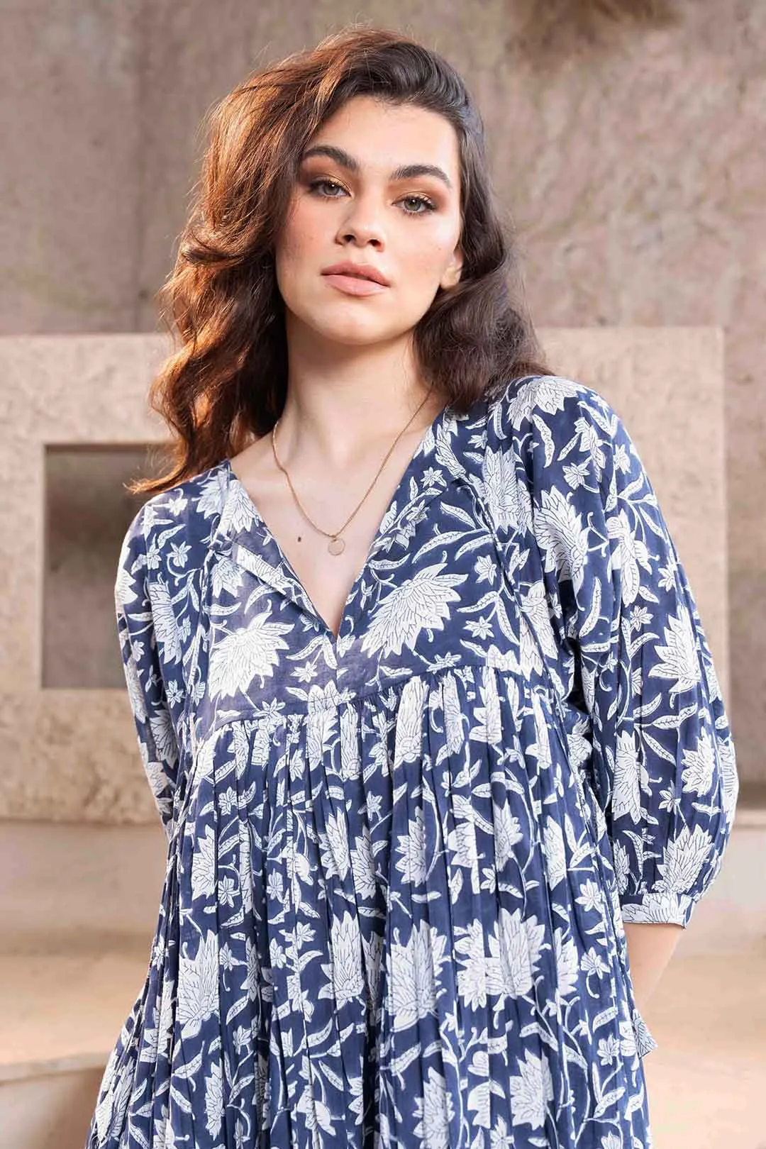 Ava - Printed Midi Dress