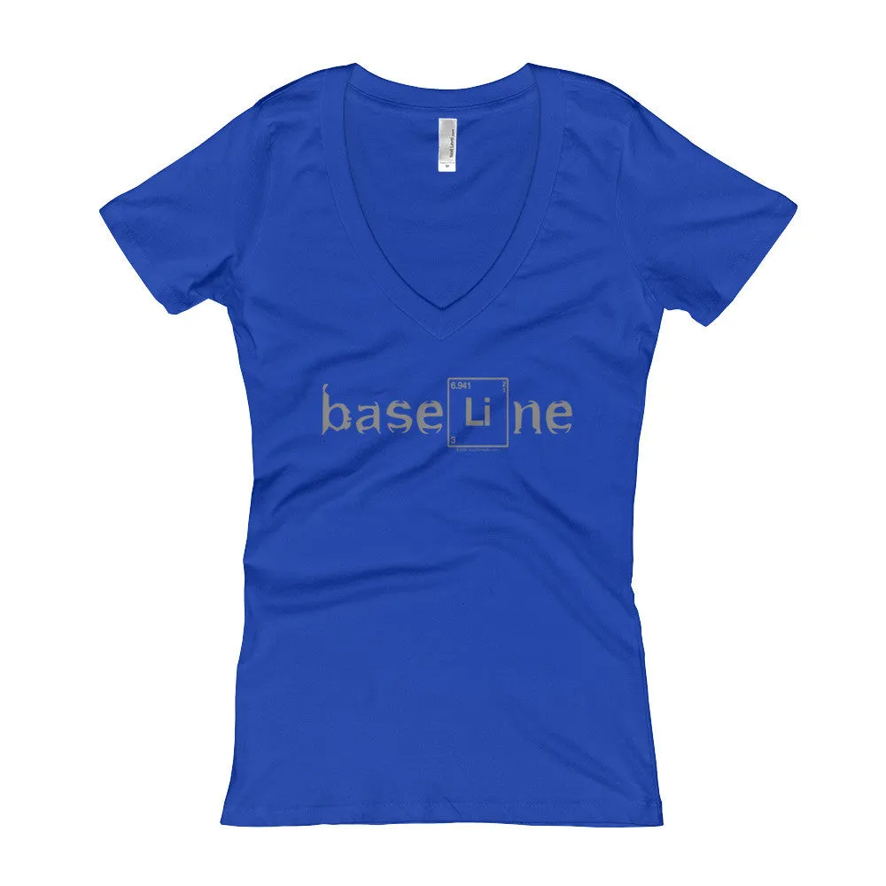 BaseLine Lithium Fitted V-Neck T-Shirt