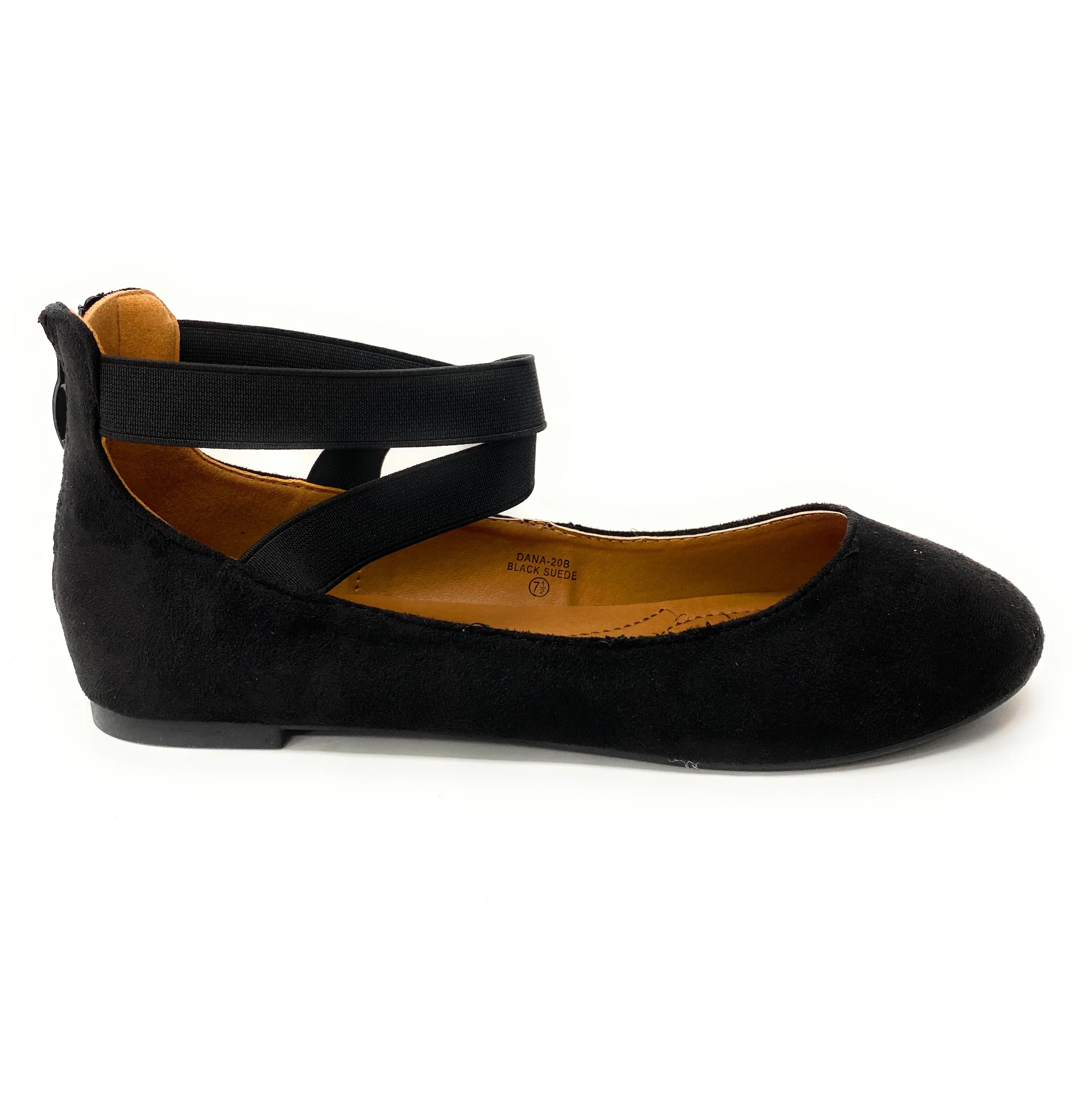 Bella Marie Dana-20B Black Suede