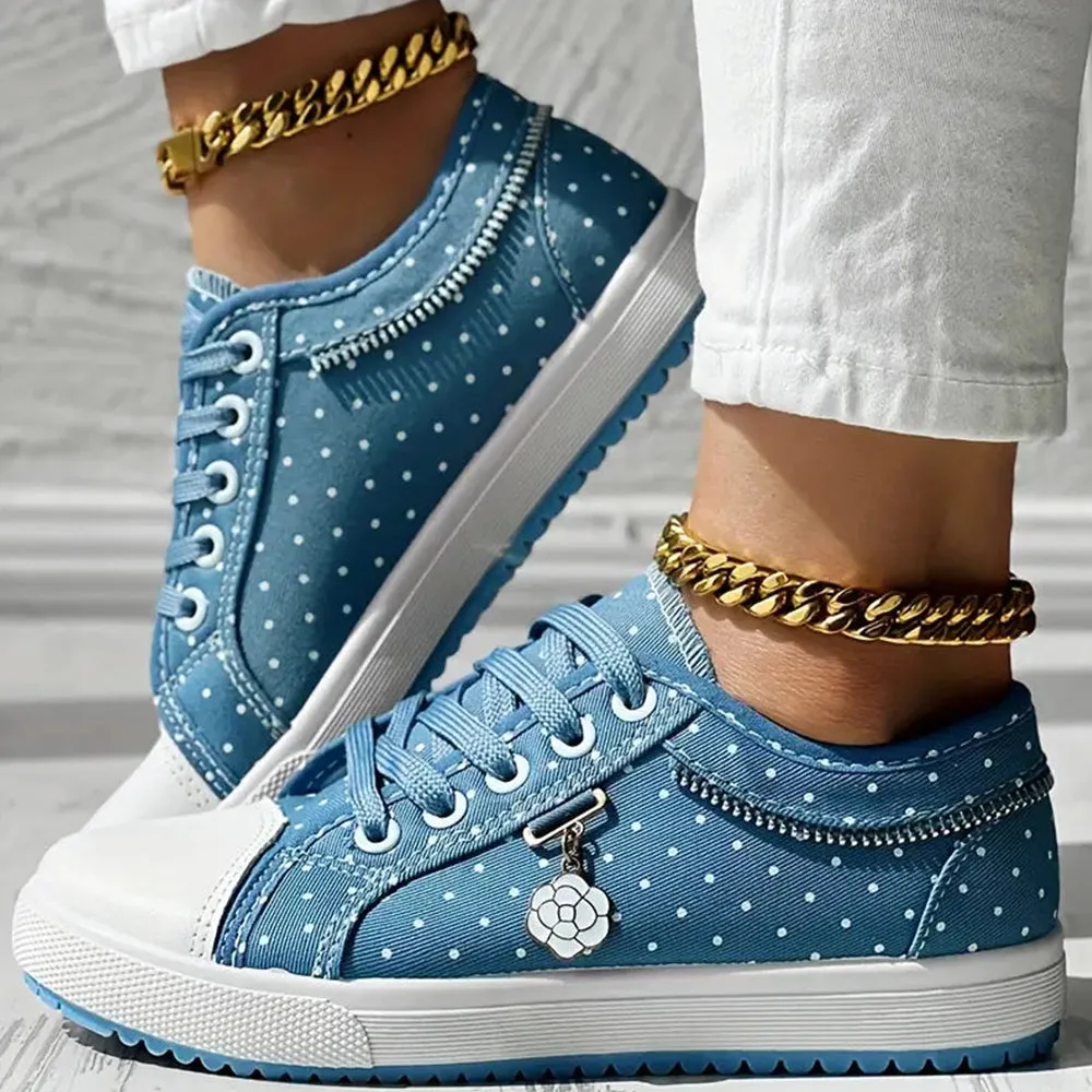 Bethany | Trendy Lace-Up Sneakers