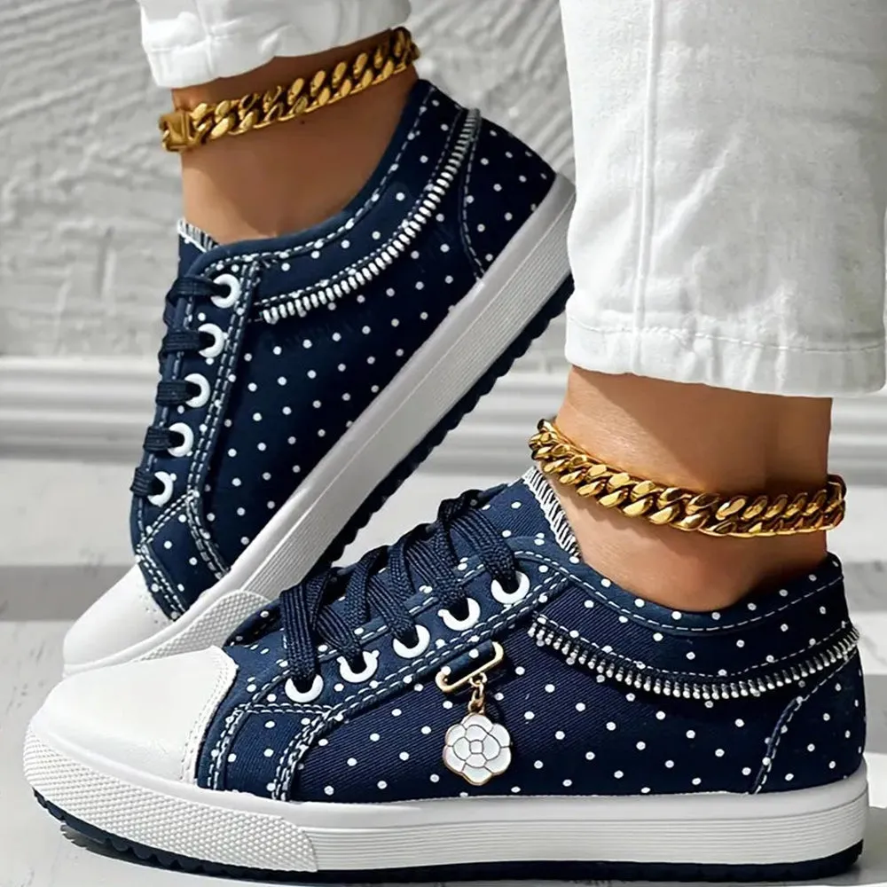 Bethany | Trendy Lace-Up Sneakers