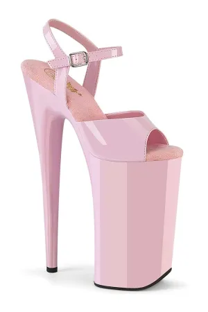 BEYOND-009 Pink Patent Sandal