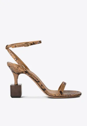 Bisou 90 Leather Sandals
