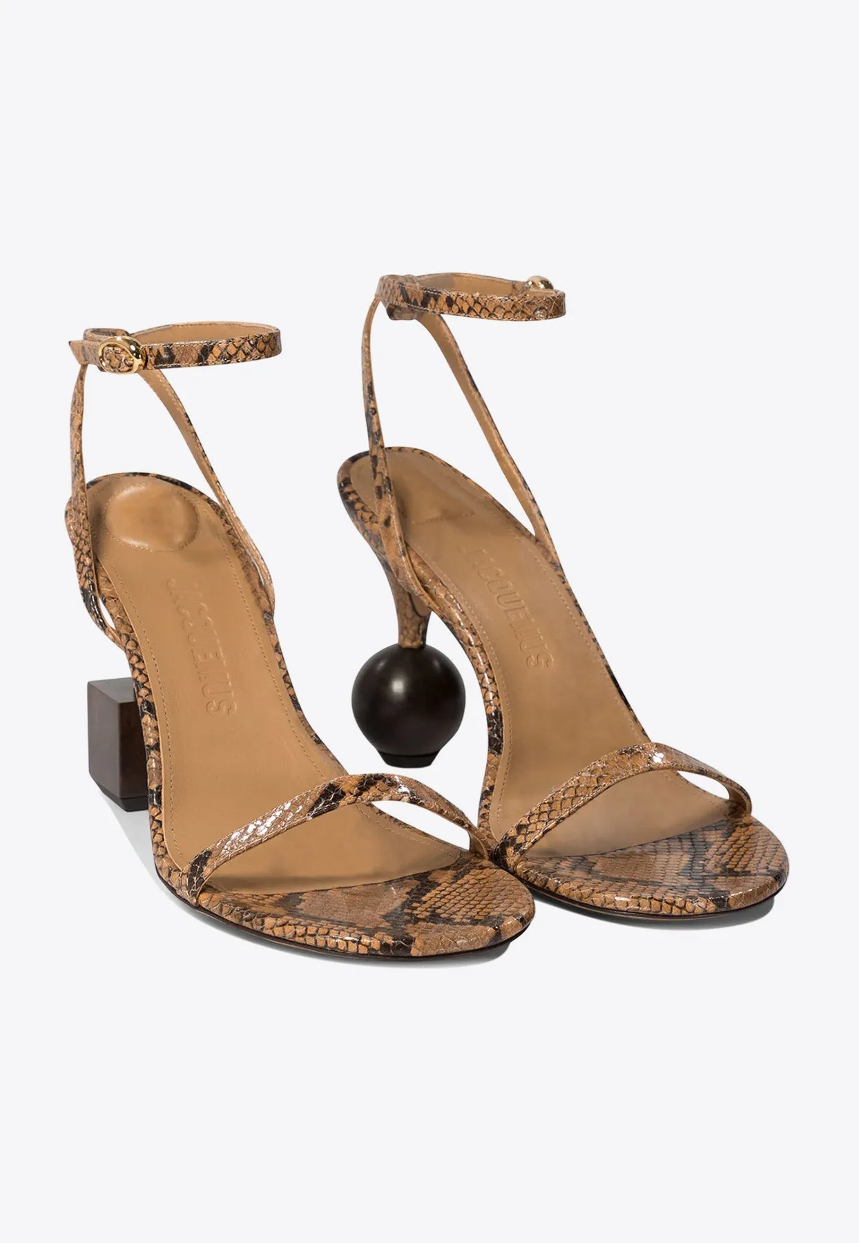 Bisou 90 Leather Sandals