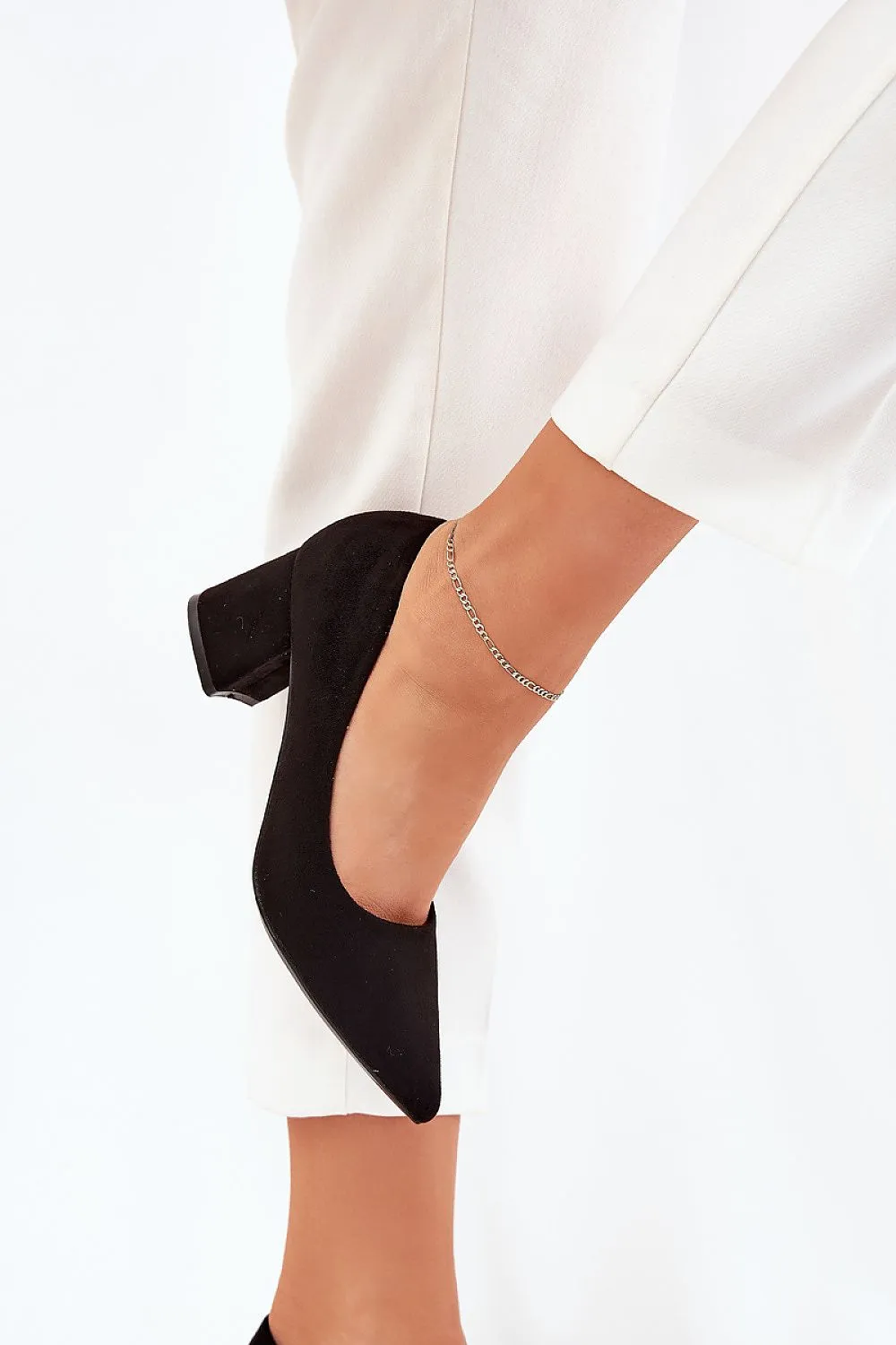 Block heel pumps Step in style