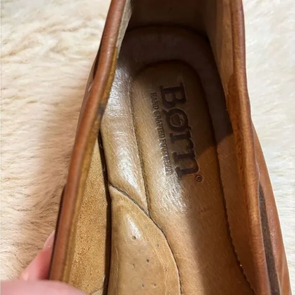 Born Mens Marcus Brown Leather Loafer size 11