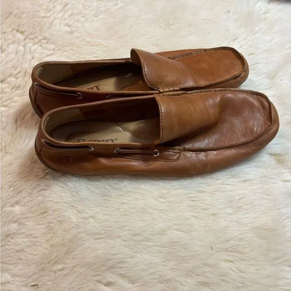 Born Mens Marcus Brown Leather Loafer size 11