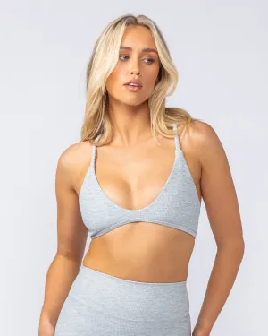 Breeze Rib Bralette - Grey Marl