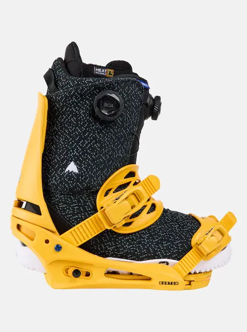 Burton Cartel Snowboard Bindings Mens 2025 Goldenrod