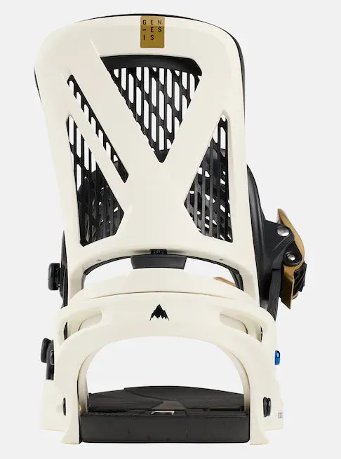 Burton Genesis Snowboard Bindings Mens White Gold