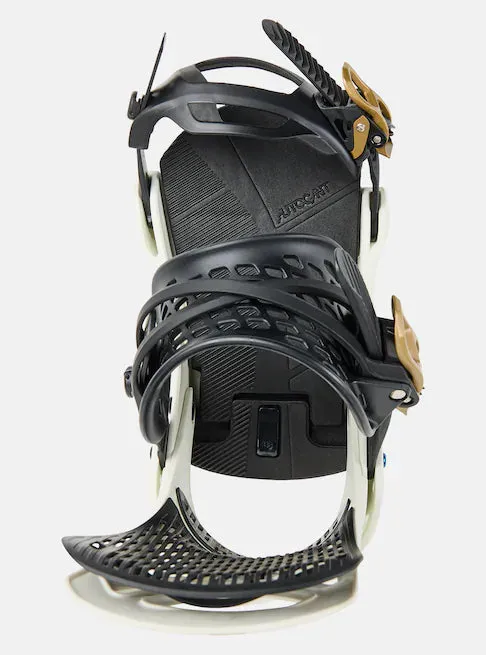 Burton Genesis Snowboard Bindings Mens White Gold