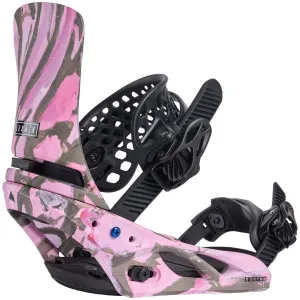 Burton Lexa X Snowboard Bindings Womens 2025 Grey / Pink