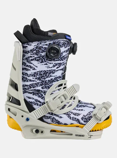 Burton Mission Snowboard Bindings Mens 2025 Grey Cloud