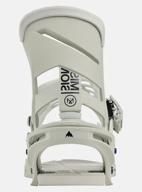 Burton Mission Snowboard Bindings Mens 2025 Grey Cloud