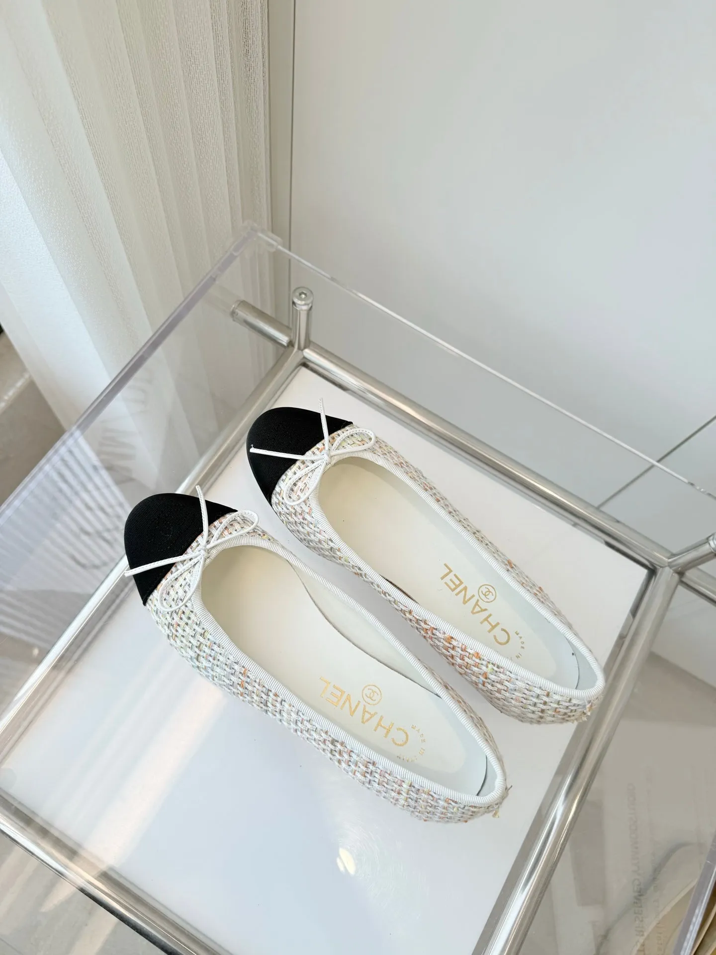 CC Ballet Flat Beige mix Multicolor Fabric 238775