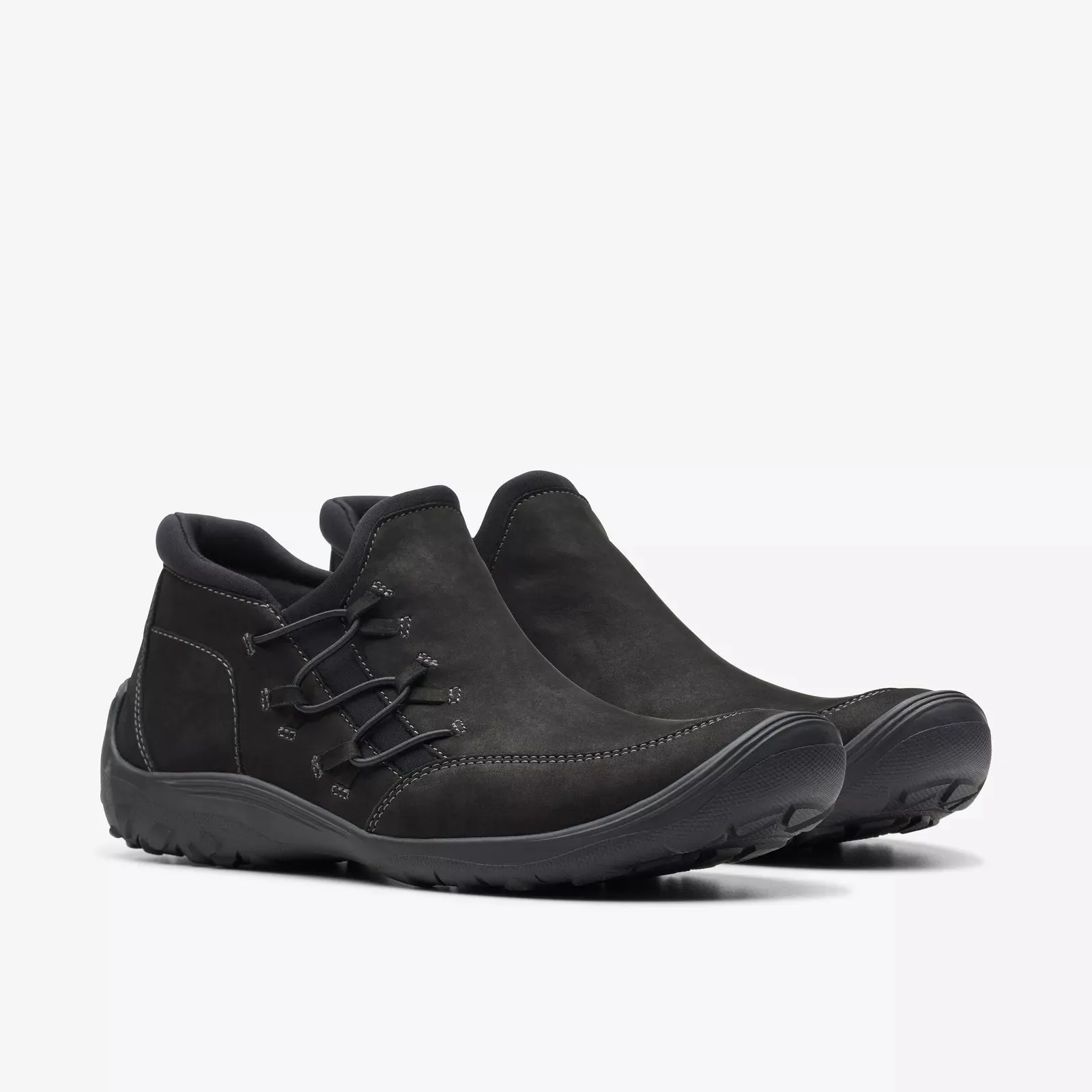 Clarks Women's Fiana Bay Black Leather 26174219