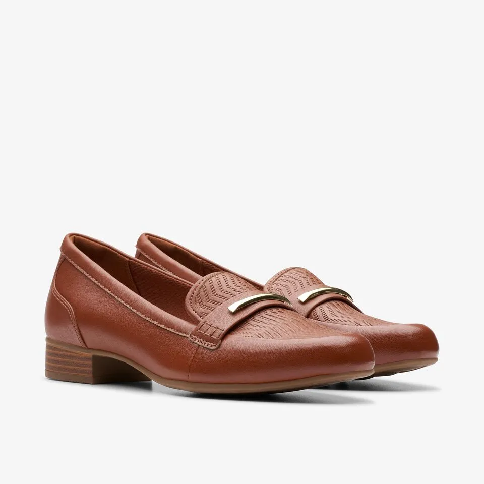 Clarks Women's Juliet Aster Cinnamon Leather