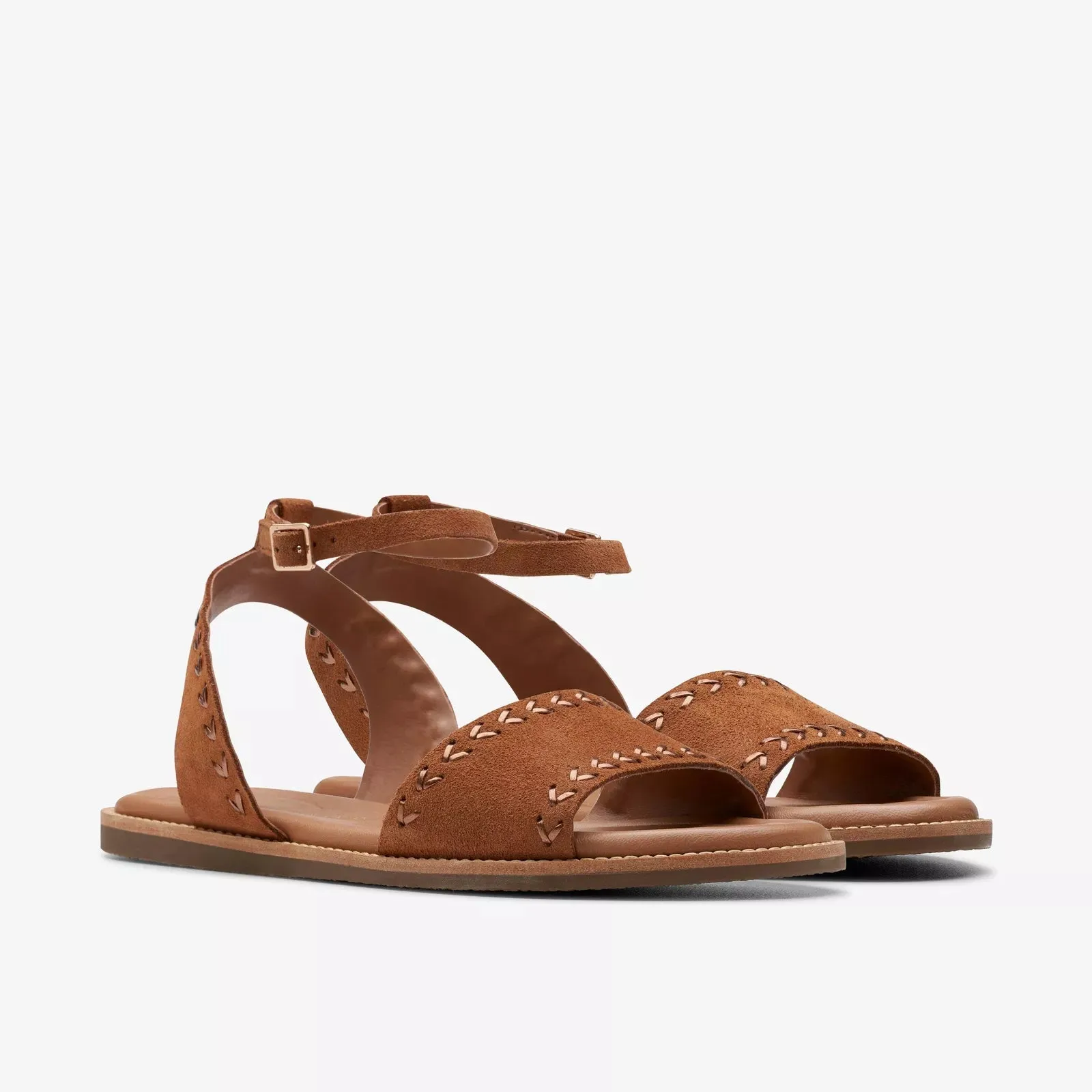Clarks Women's Maritime May Brown Leather 26176291