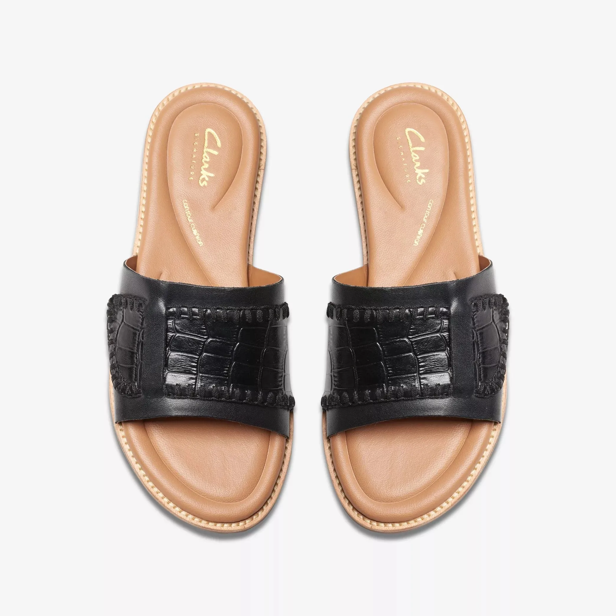 Clarks Women's Maritime Mule Black Interest 26176399